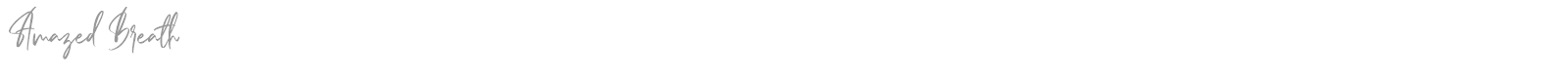 Amazed Breath font preview